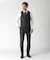 【ACTIVE TAILOR】ミックスヤーンリバーシブルチェックベスト