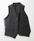 【ACTIVE TAILOR】ミックスヤーンリバーシブルチェックベスト