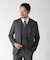 【ACTIVE TAILOR】ミックスヤーンリバーシブルチェックベスト