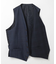 【ACTIVE TAILOR】ミックスヤーンリバーシブルチェックベスト
