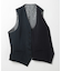 【ACTIVE TAILOR】ミックスヤーンリバーシブルチェックベスト