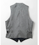 【ACTIVE TAILOR】ミックスヤーンリバーシブルチェックベスト