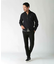 【DENHAM×MENS BIGI】スタンドニットジップブルゾン