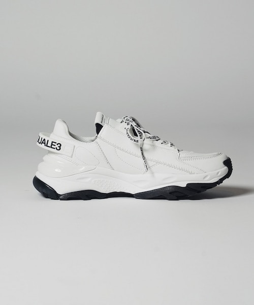 ウッピー出品 1PIU1UGUARE3別注】バイカラーサイドZIPスニーカー｜メンズビギ