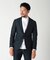 【ACTIVE TAILOR】ヒートパフォーマーツイード調プリントジャケット（セットアップ対応）