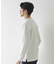 バスケット柄 ジャガード 異素材 ドッキング クルーネック Tee
