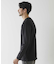 バスケット柄 ジャガード 異素材 ドッキング クルーネック Tee