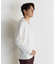 クールビズ ジャケットの衿を汚さない シルケットポンチ Vネック テーラーT　ジャケットインナー専用Tシャツ