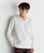 クールビズ ジャケットの衿を汚さない シルケットポンチ Vネック テーラーT　ジャケットインナー専用Tシャツ