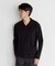 クールビズ ジャケットの衿を汚さない シルケットポンチ Vネック テーラーT　ジャケットインナー専用Tシャツ