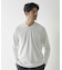 リンクスジャガード　リブニットソーTシャツ