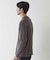 リンクスジャガード　リブニットソーTシャツ