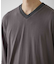 リンクスジャガード　リブニットソーTシャツ