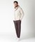 【ACTIVE TAILOR】ソフトサーモ混ツイードツイルパンツ