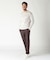 【ACTIVE TAILOR】ソフトサーモ混ツイードツイルパンツ