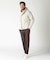 【ACTIVE TAILOR】ソフトサーモ混ツイードツイルパンツ