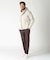 【ACTIVE TAILOR】ソフトサーモ混ツイードツイルパンツ