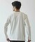 ニット×ポンチ パネル切り替え クルーネックロンT