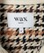 【WAX London/ワックスロンドン】ナチュラルハウンドストゥースホワイティングオーバーシャツ