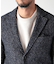 【WEB限定】ワッフルフリースプリントジャケット