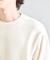 【洗える】クルーネックモールニット