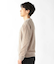 【洗える】クルーネックモールニット