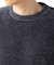 【洗える】クルーネックモールニット