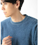 【洗える】クルーネックモールニット