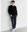 メランジストレッチカルゼスリムイージーパンツ
