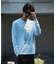＊WEB限定 バックフラワープリント ルーズフィットロンT