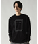 ＊WEB限定 バックフラワープリント ルーズフィットロンT