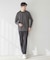 <UNION STATION by MEN'S BIGI>ジオメトリックジャガードロンT
