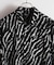 ゼブラ柄プリントレギュラーカラーシャツ