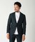【ACTIVE TAILOR】ヒートパフォーマーツイード調プリントジャケット（セットアップ対応）