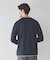 ウェーブジャガード柄フェイクレイヤードクルーTee