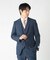 シャンブレー花小紋柄ネクタイ