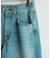【WEB限定/12oz デニム】ウエストシャーリング ５ポケット ワイドストレートパンツ
