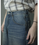 【WEB限定/12oz デニム】ウエストシャーリング ５ポケット ワイドストレートパンツ