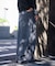 【WEB限定/12oz デニム】ウエストシャーリング ５ポケット ワイドストレートパンツ