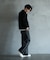 【WEB限定/12oz デニム】ウエストシャーリング ５ポケット ワイドストレートパンツ