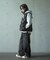 【WEB限定/12oz デニム】ウエストシャーリング ５ポケット ワイドストレートパンツ