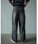 【WEB限定/12oz デニム】ウエストシャーリング ５ポケット ワイドストレートパンツ
