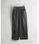 【WEB限定/12oz デニム】ウエストシャーリング ５ポケット ワイドストレートパンツ