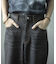 【WEB限定/12oz デニム】ウエストシャーリング ５ポケット ワイドストレートパンツ
