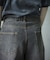 【WEB限定/12oz デニム】ウエストシャーリング ５ポケット ワイドストレートパンツ