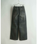 【WEB限定/12oz デニム】ウエストシャーリング ５ポケット ワイドストレートパンツ