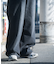 【WEB限定/12oz デニム】ウエストシャーリング ５ポケット ワイドストレートパンツ
