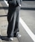 【WEB限定/12oz デニム】ウエストシャーリング ５ポケット ワイドストレートパンツ