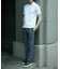 【ACTIVE TAILOR/アクティブテイラー】シルケットスムースクルーネックTシャツ＜接触冷感 / UVカット＞