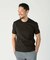 【ACTIVE TAILOR/アクティブテイラー】シルケットスムースクルーネックTシャツ＜接触冷感 / UVカット＞